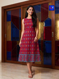 Handloom Jamdani Midi Dress