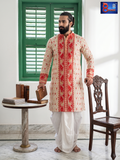 Woven Jamdani Kurta For Men