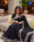 Arshi-Dani Saree - Black