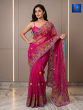 Resham Kota Lambani Saree (Rani Pink)