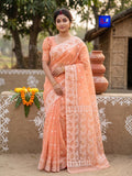 Pure Cotton Jamdani Saree with Blouse Piece