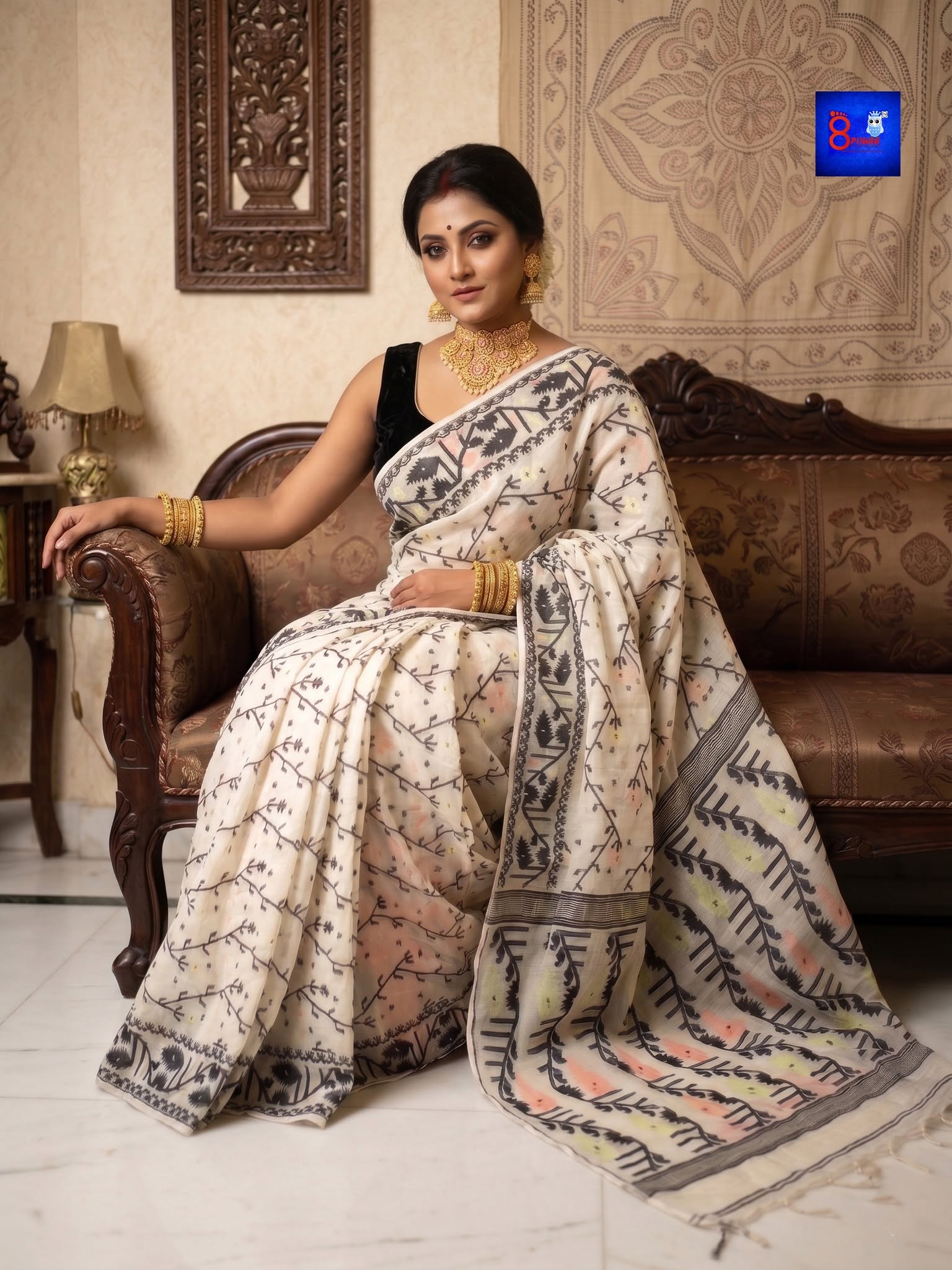 Authentic Handloom Jamdani Saree