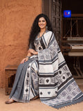 Pure Cotton Block Magic Saree