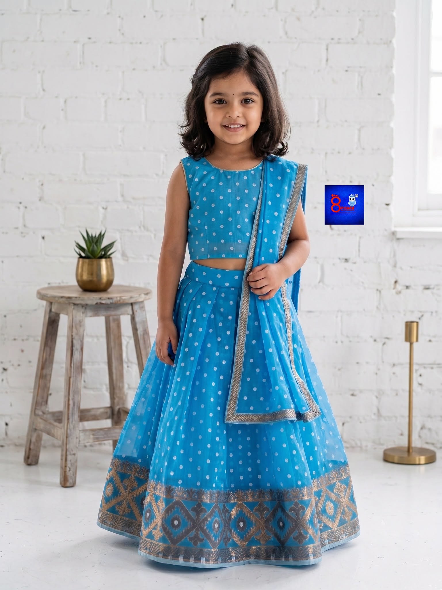 Kids Lahenga Set( Three Pc)