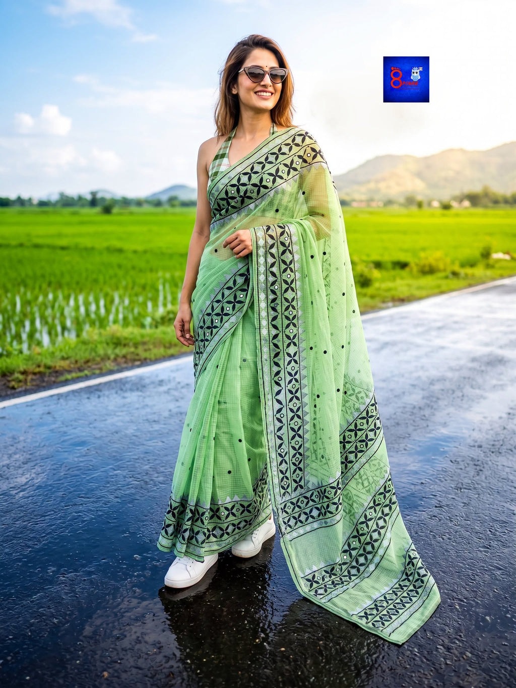 Resham Kanthiwari Saree