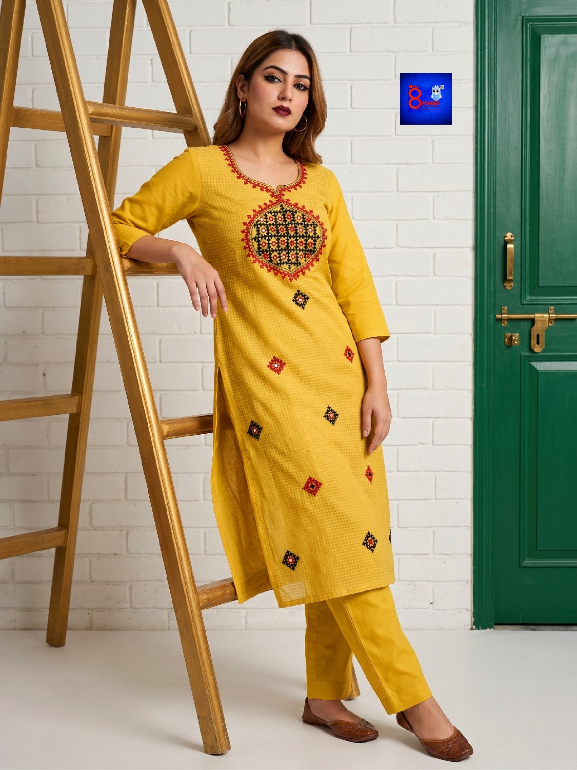Cotton Kota Kurti Pant Set
