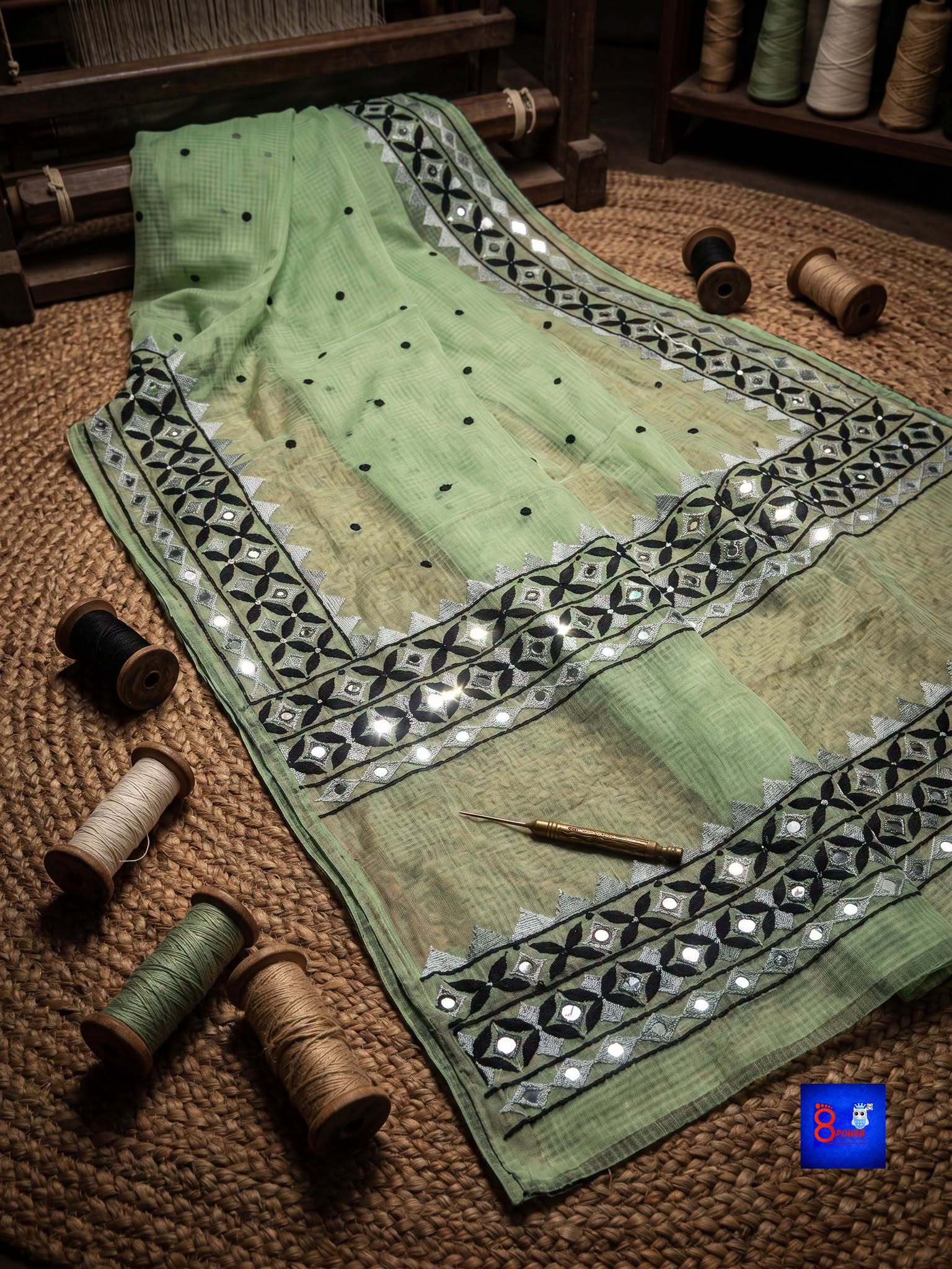 Resham Kanthiwari Saree