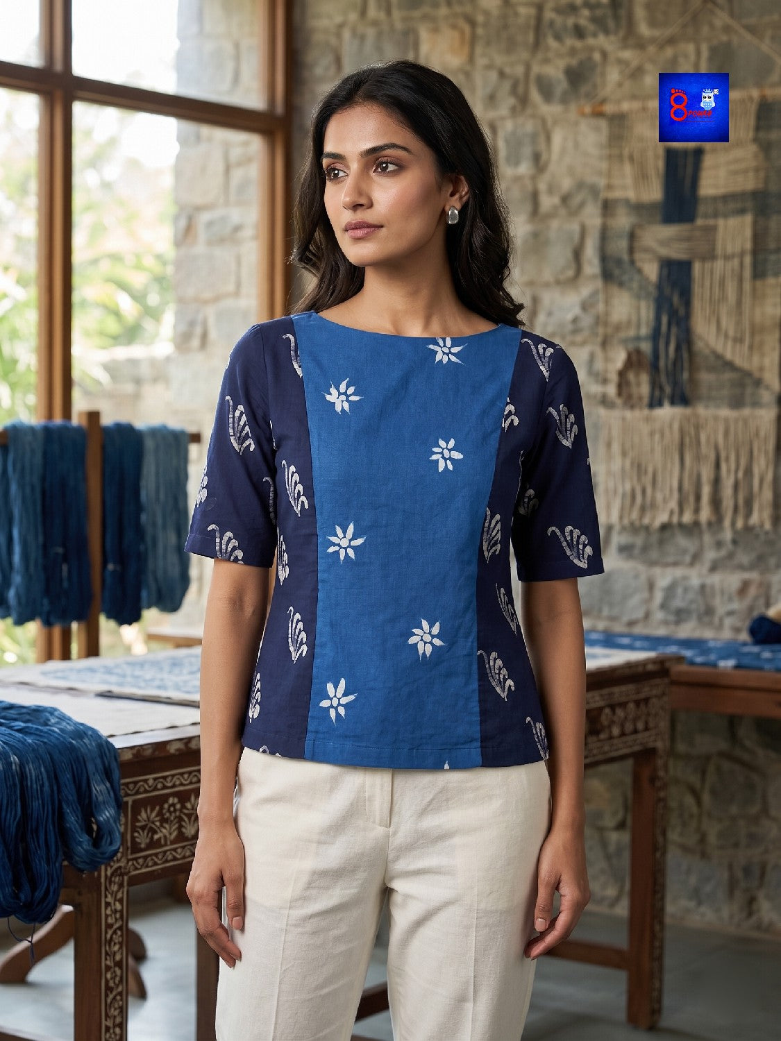 Batik Cotton Top