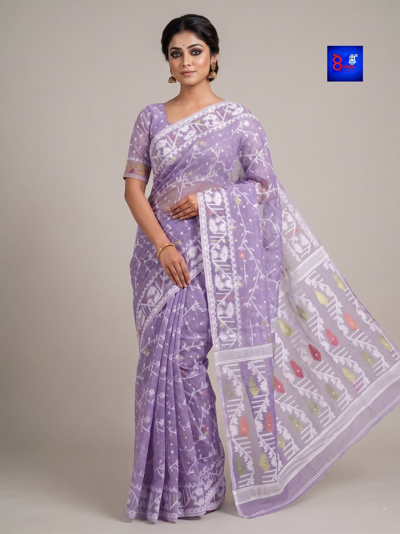 Authentic Handloom Jamdani Saree