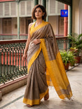 Handwoven Pure Ghicha Silk