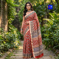 Authentic Maheshwari Silk Saree