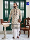 Woven Jamdani Kurta For Men