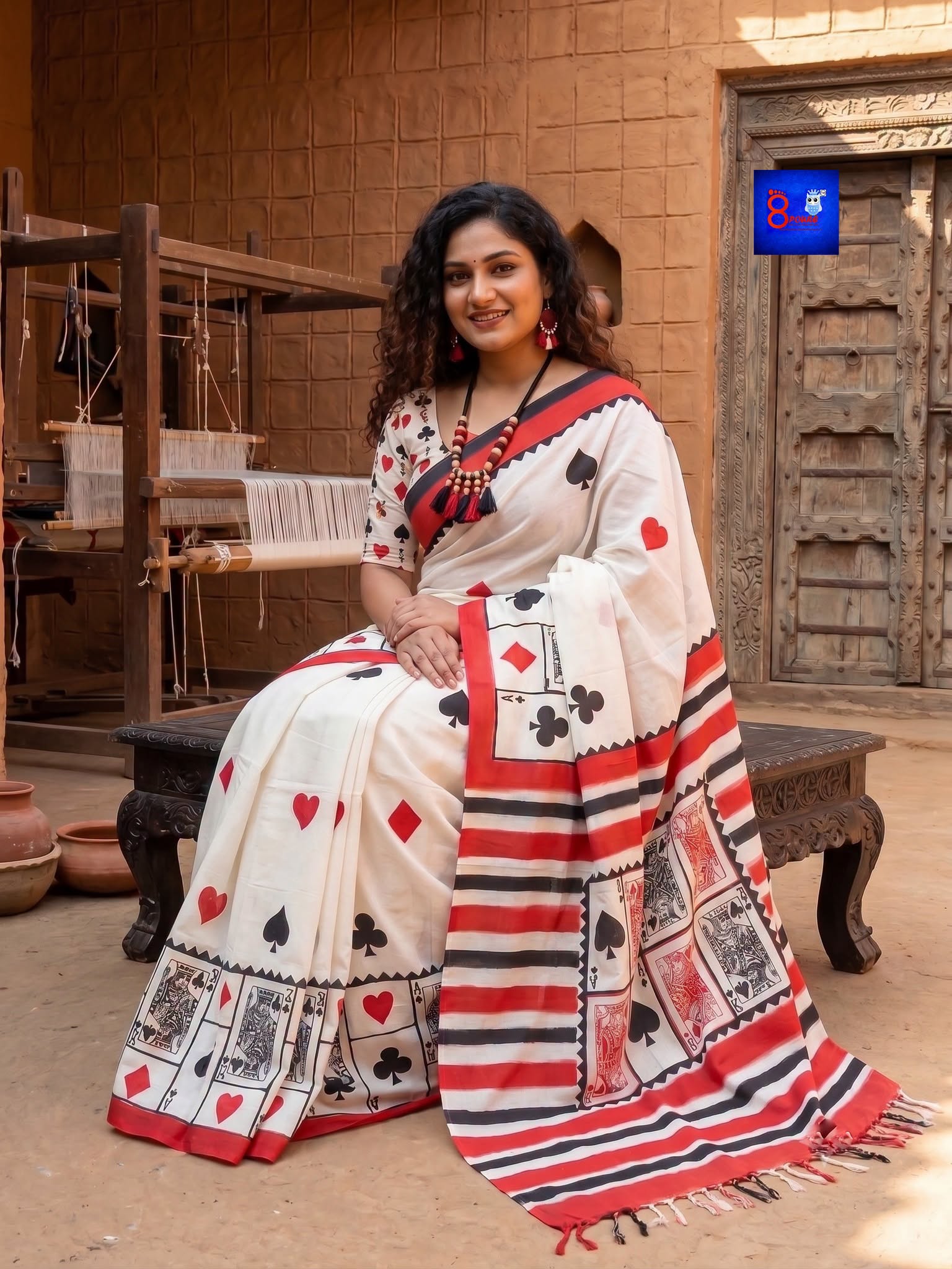 Pure Cotton Block Magic Saree