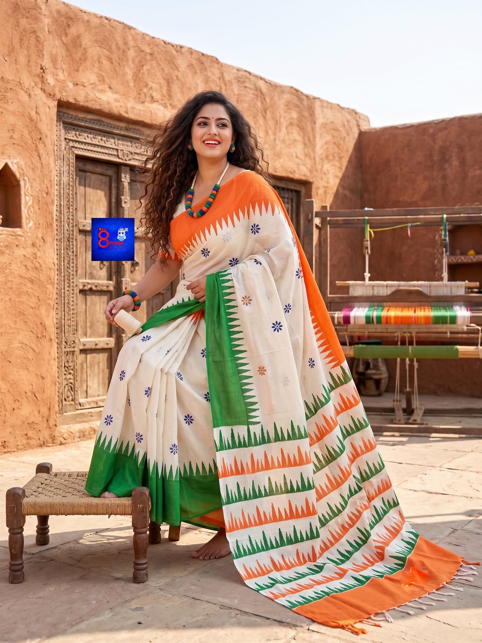 Independence Day Saree