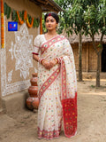 Pure Cotton Jamdani Saree with Blouse Piece