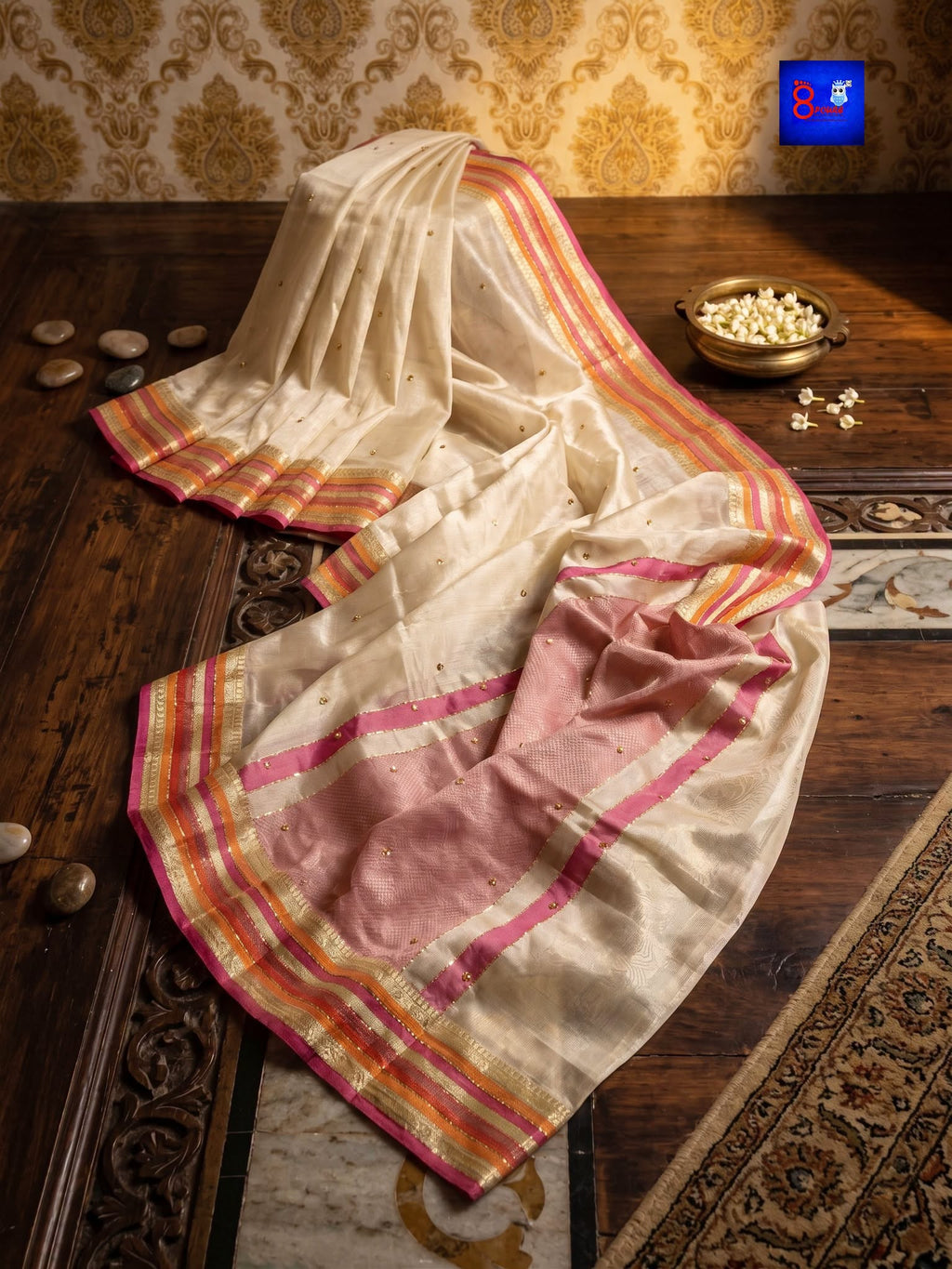 Pure Tissue Zardousi Saree