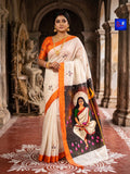 8Poure Durga Canvas Saree