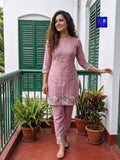 Pure Linen Co-ord Set - Onion Pink