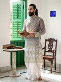 Woven Jamdani Kurta For Men