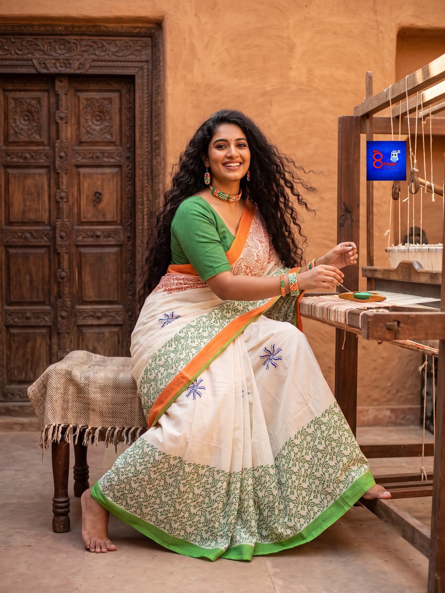 Independence Day Saree