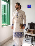 Woven Jamdani Kurta For Men