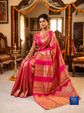 Georgette Banarasi Saree - Pink