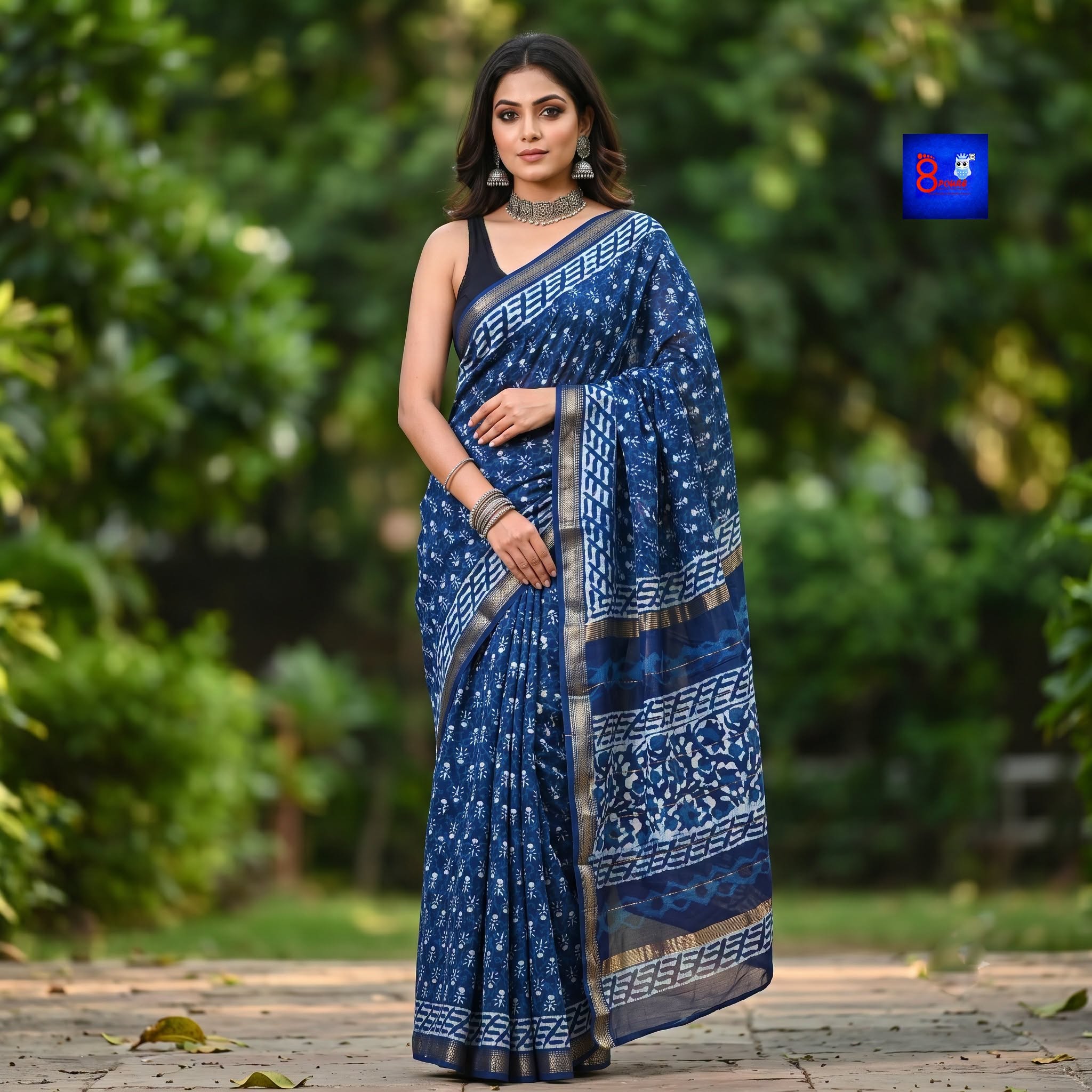 Authentic Maheshwari Silk Saree
