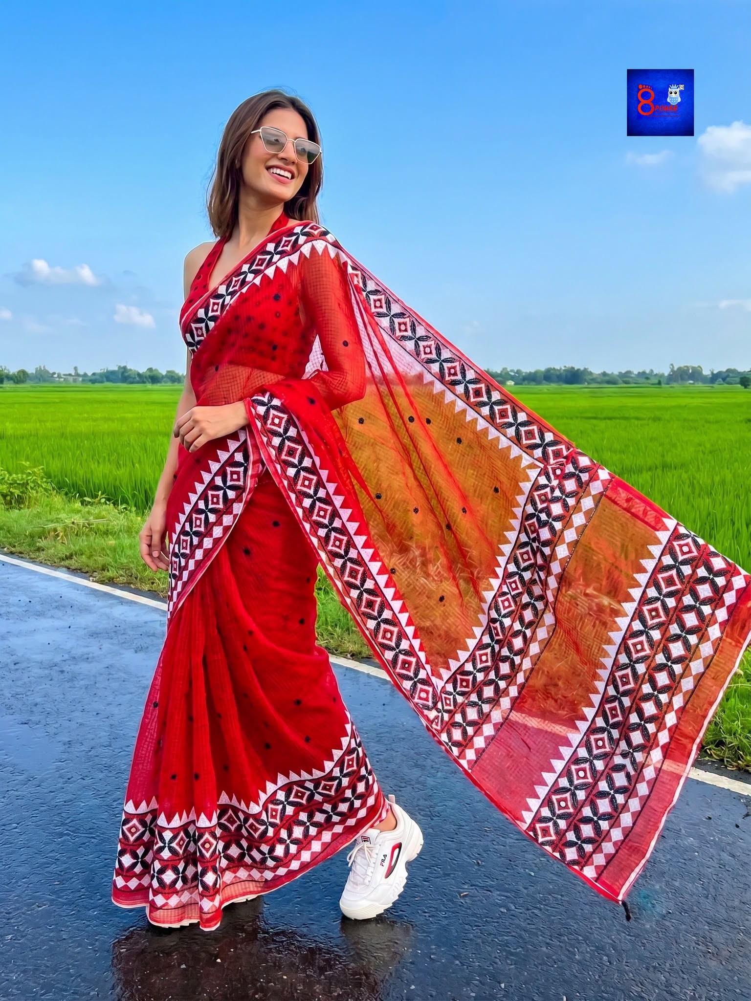Resham Kanthiwari Saree