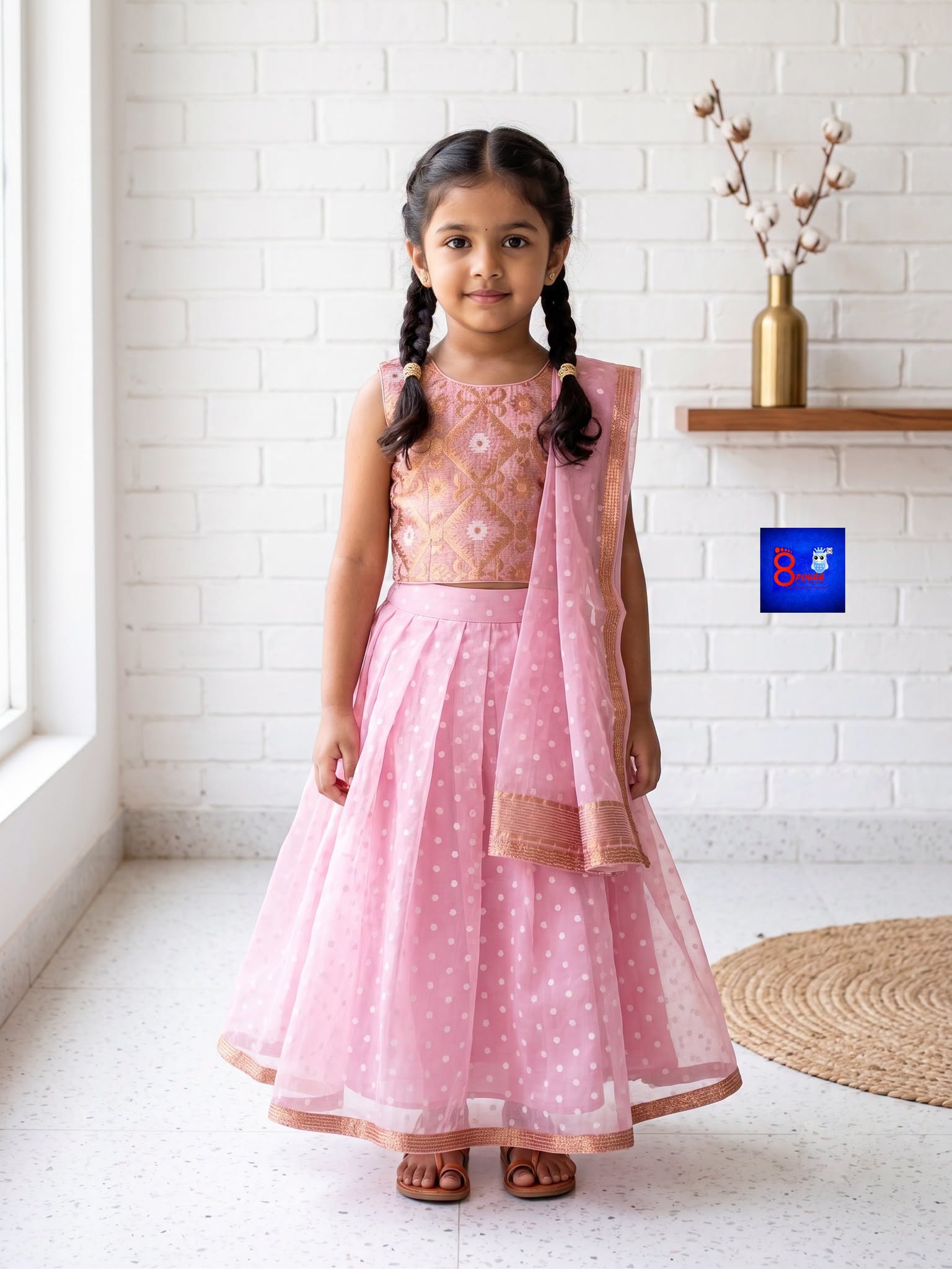 Kids Lahenga Set( Three Pc)