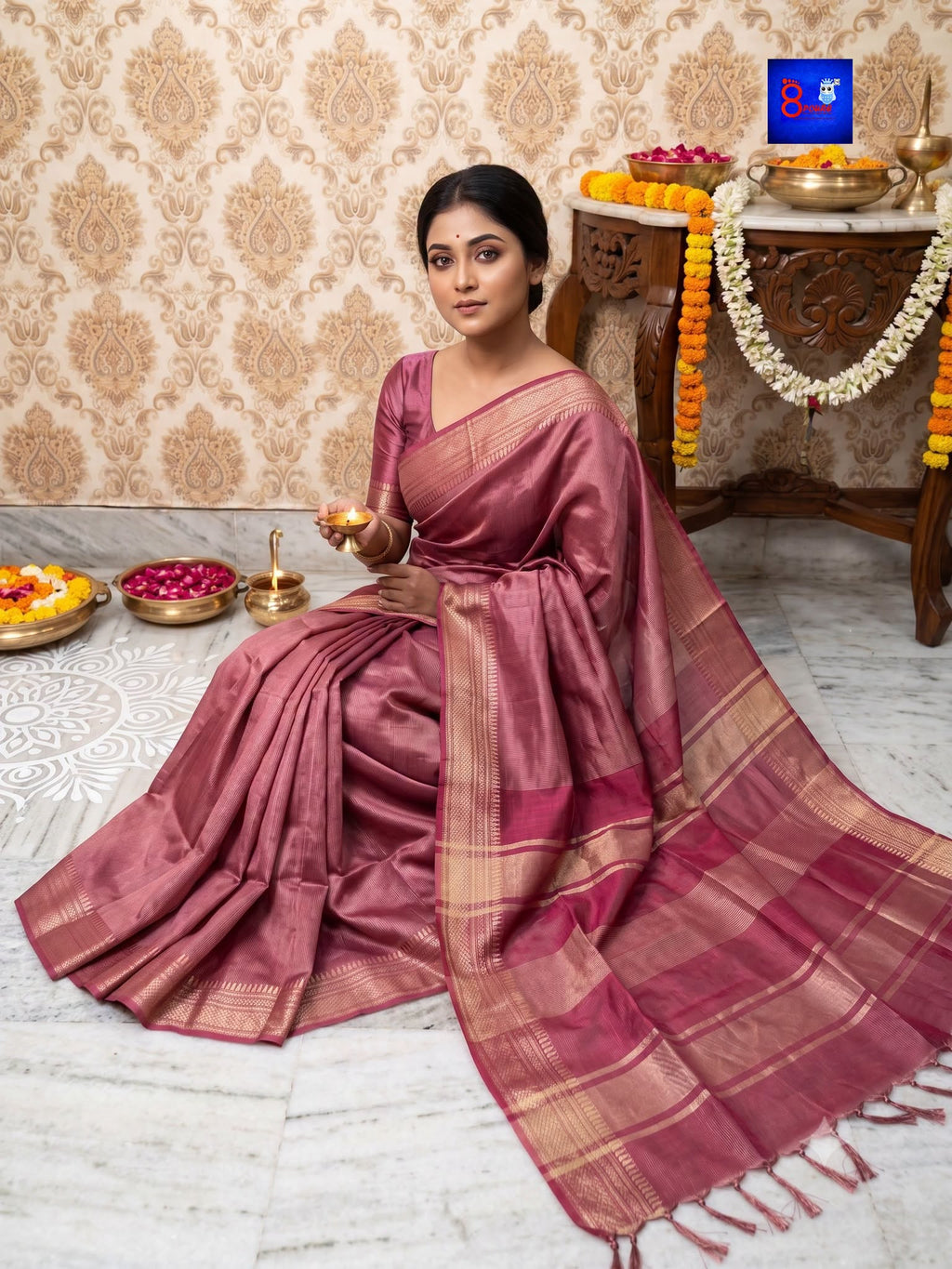 Premium Organza Tissue Woven Saree