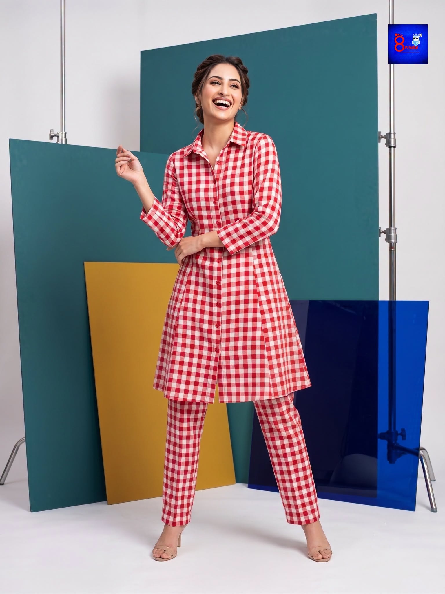 Pure Cotton Office Wear Co-ord Set