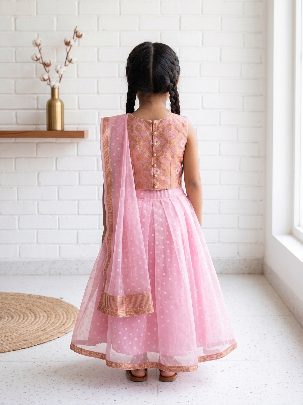 Kids Lahenga Set( Three Pc)