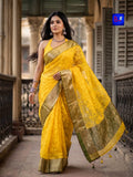 JamBanaras Saree - Yellow