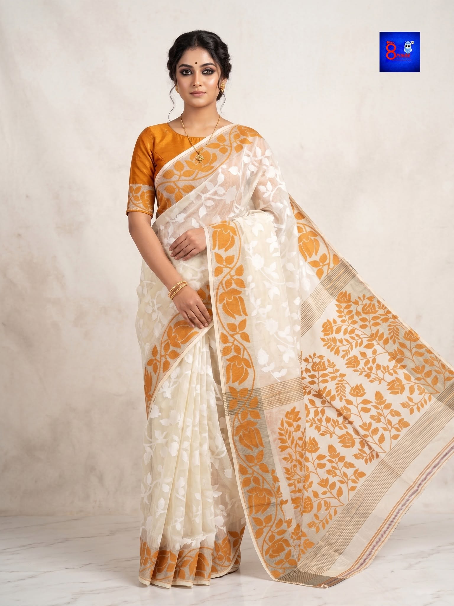 Authentic Handloom Jamdani Saree