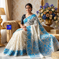 Jamdani Zardosi Kathdana Saree