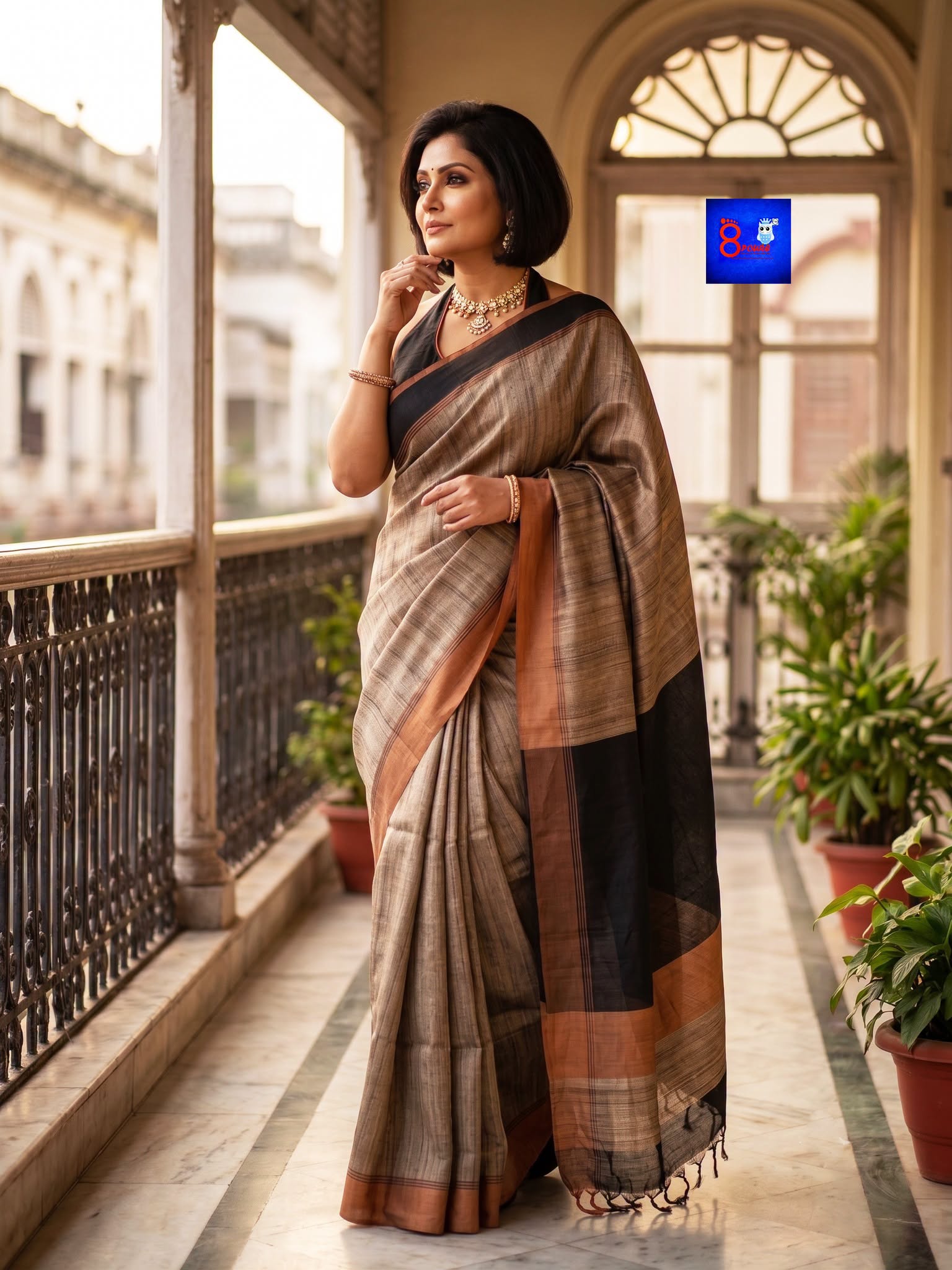 Handwoven Pure Ghicha Silk
