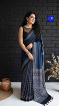 Authentic Modal Ajrakh Saree
