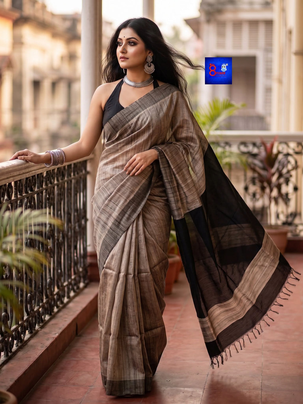 Handwoven Pure Ghicha Silk