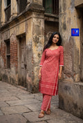 Gamcha Kurti and pant