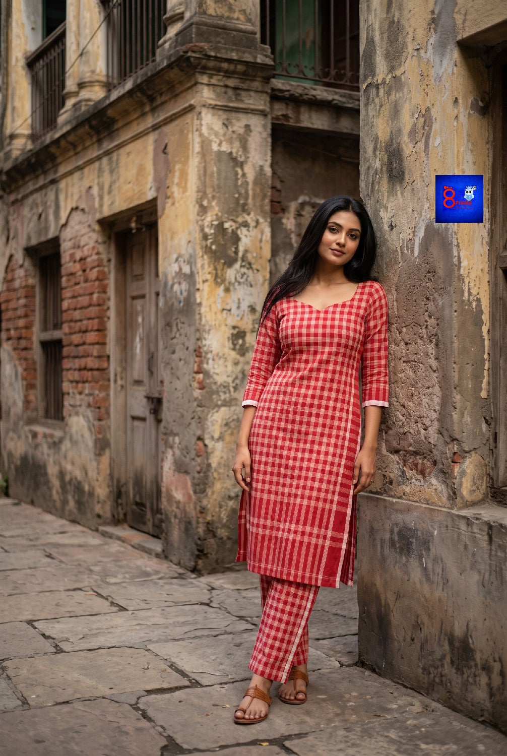 Gamcha Kurti and pant