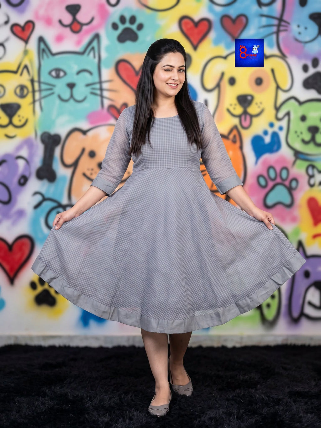Pure Cotton Kota Dress