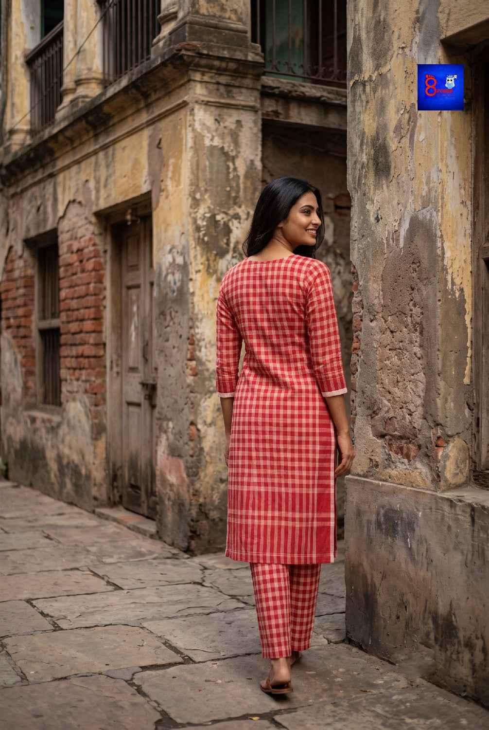 Gamcha Kurti and pant