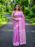Soft Jamdani Saree - Onion Pink