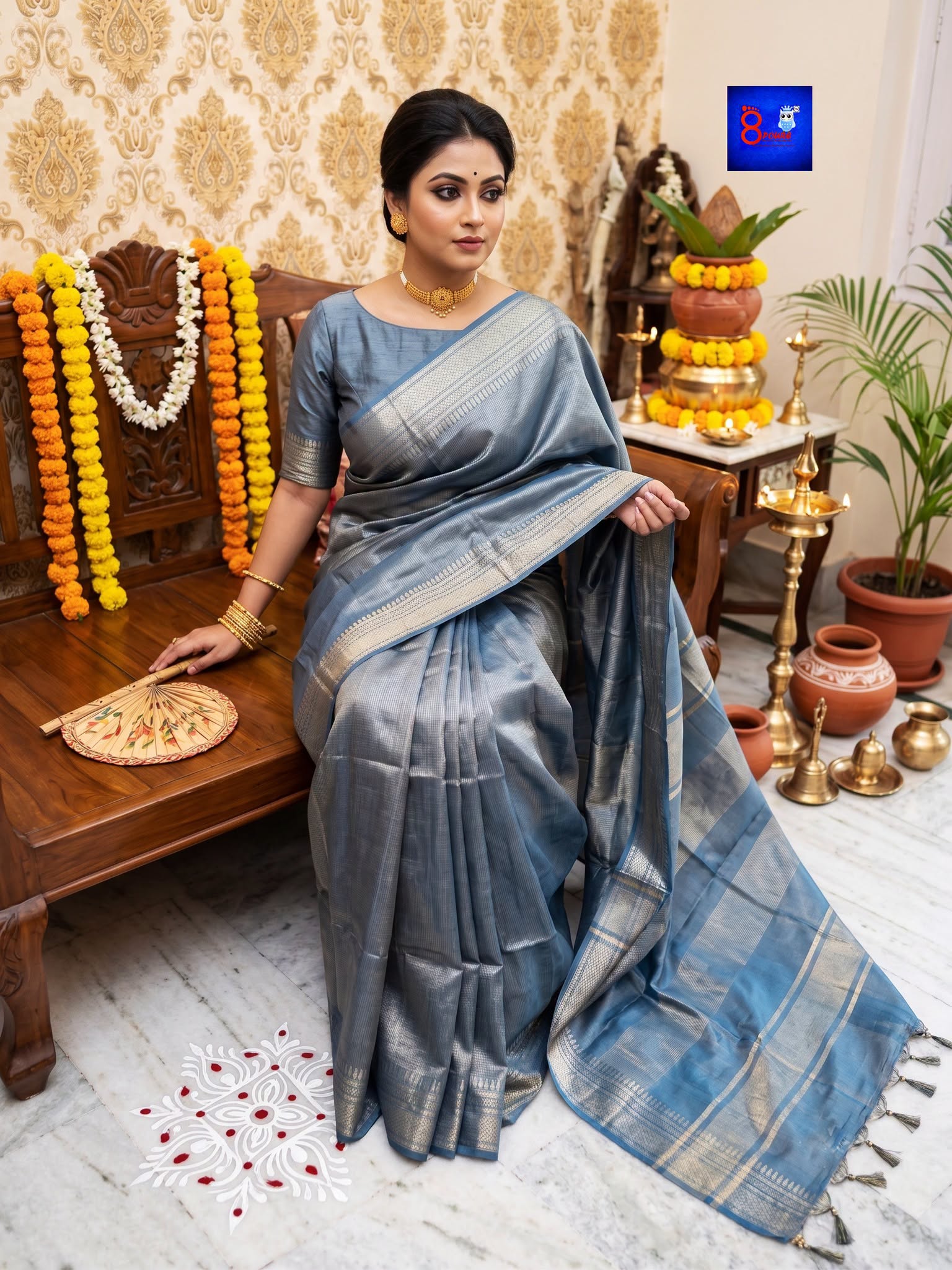 Premium Organza Tissue Woven Saree