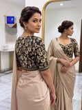 Pure Silk Kantha Stitch Blouse Piece