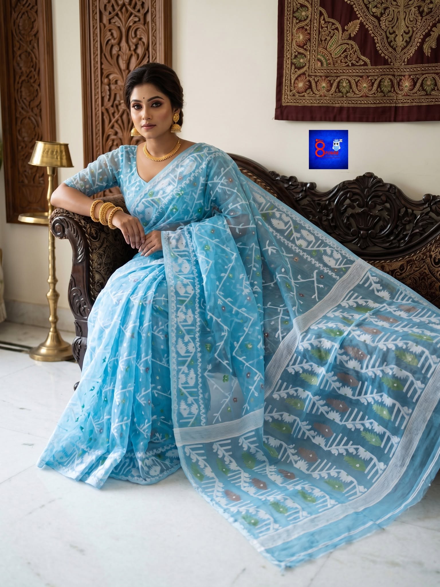 Authentic Handloom Jamdani Saree