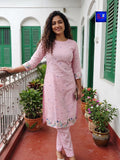 Pure Linen Co-ord Set - Blush Pink