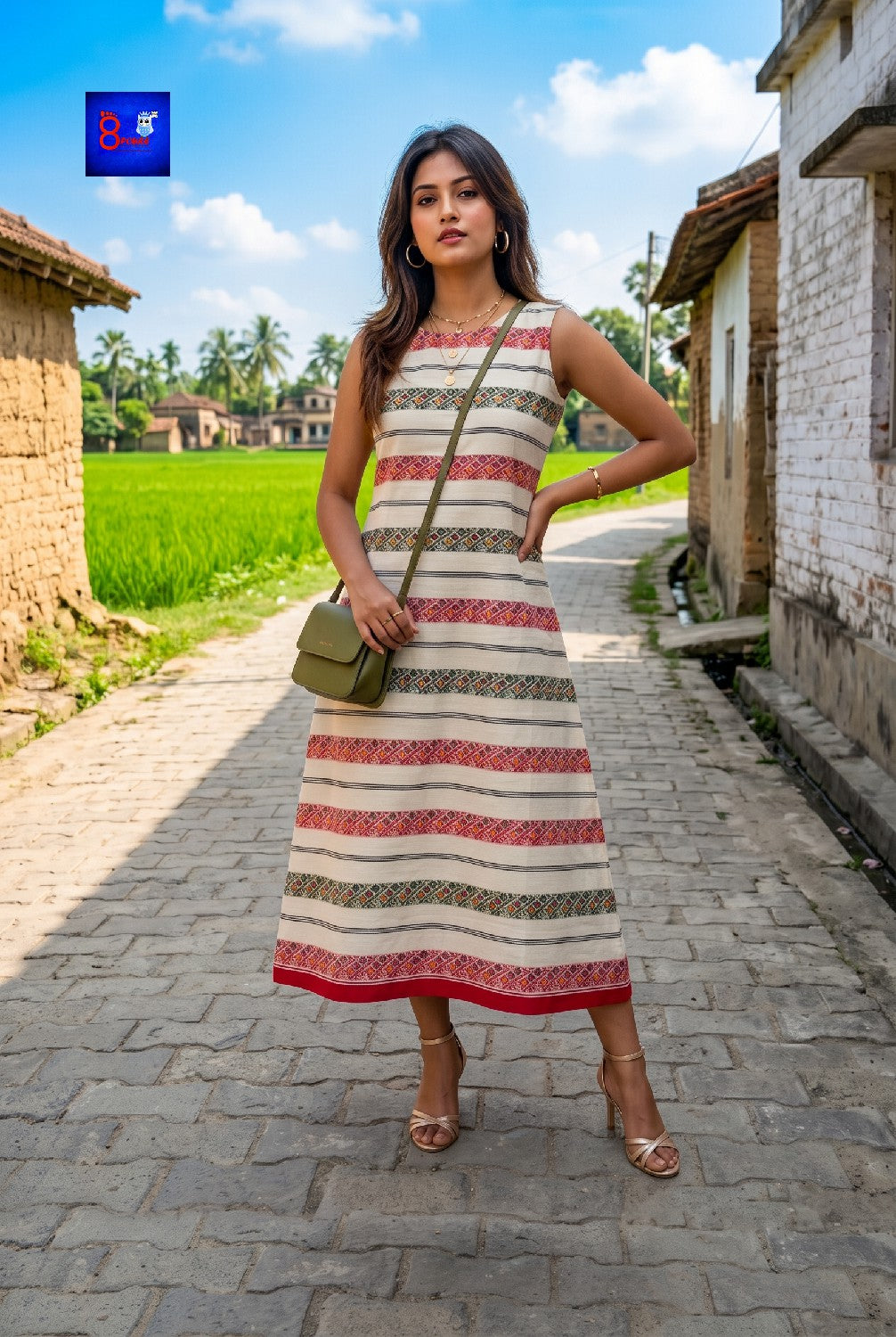 Handwoven Khadi Cotton Dress