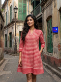 Gamcha A Line Dress