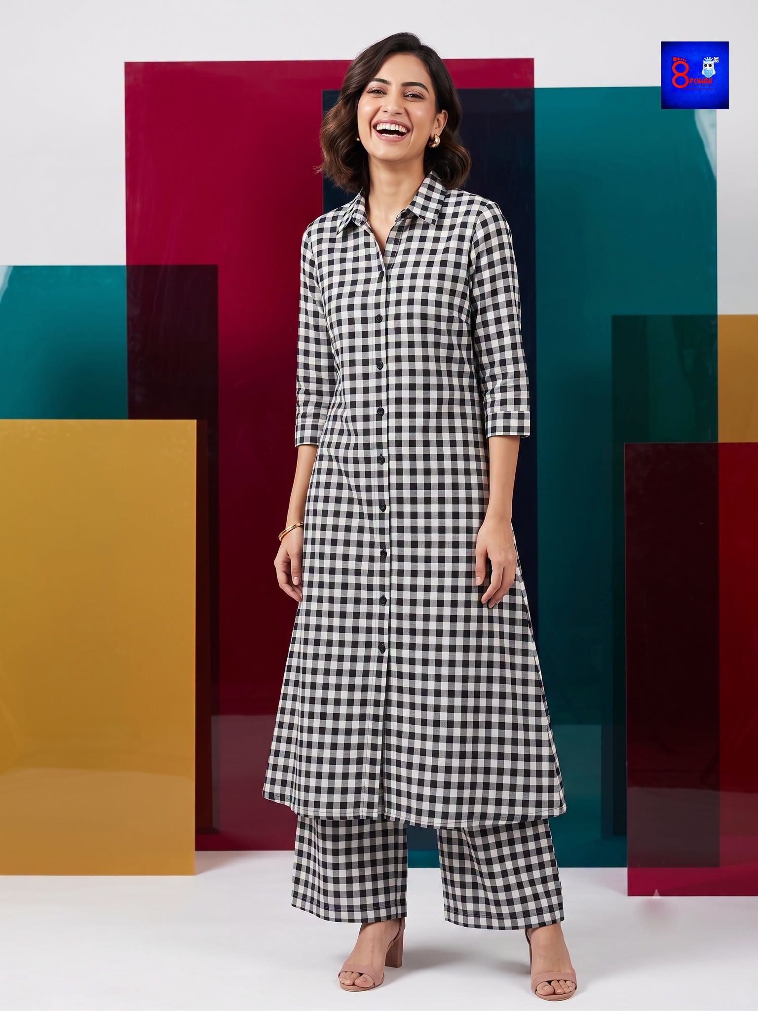 Pure Cotton Office Wear Co-ord Set